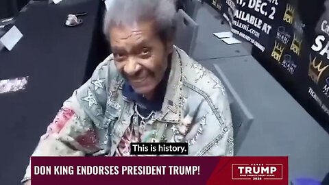 DON KING Endorses Donald Trump, "We must elect him, to save ourselves."