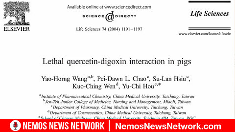 PIG STUDY: DOES QUERCETIN + IVERMECTIN = DEPOPULATION?!