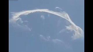 Large Object in Clouds over Chile