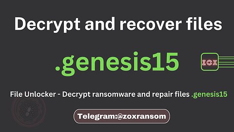 Unveiling the Ultimate Guide to Decrypt Files: Watch Now .genesis15