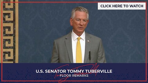 Senator Tuberville Speaks on Senate Floor about the Repealing Big Brother Overreach Act