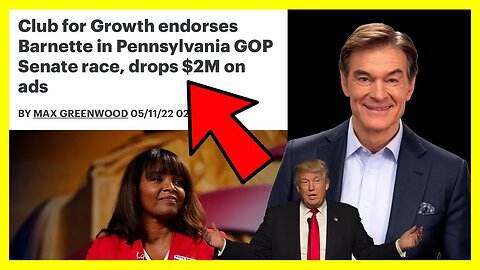 Trump Wanted “Globalist” Club For Growth To Back Globalist Dr. Oz Over Kathy Barnette! QUICK REPORT.