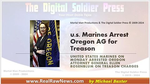 U.S. MARINES ARREST OREGON AG FOR TREASON