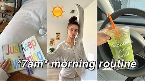7 AM MORNING ROUTINE *for class*