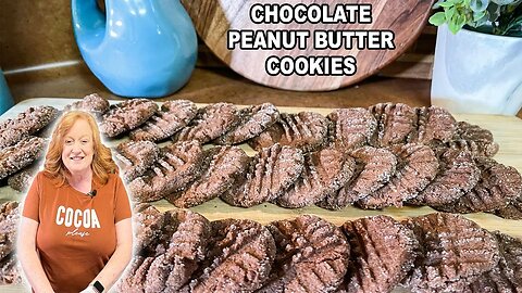 Chocolate PEANUT BUTTER COOKIES