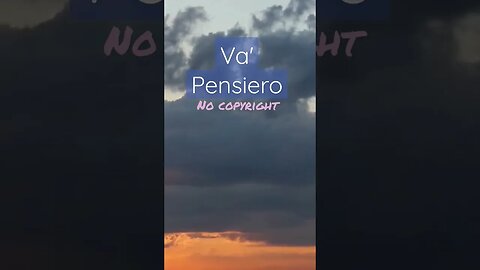 Va' Pensiero (from Nabucco) - Verdi - Subscribe For More #shorts #verdi #nocopyrightmusic