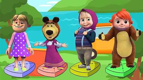 COCOMELON , MASHA AND THE BEAR , RAFADAN TAYFA | TRT ÇOCUK | KAFA DEĞİŞTİRME , YAPBOZ OYUNU #1