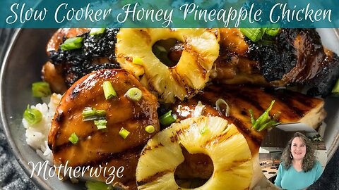 Easy Slow Cooker Honey Pineapple Chicken, Delicious Crock Pot Recipe