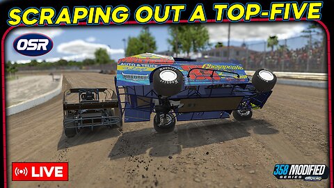 🔴 Dirt Track Action! iRacing Dirt 358 Modifieds Battle at Volusia Speedway (Live Replay)