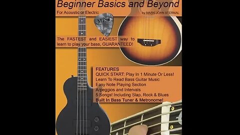EASY BASS GUITAR episode 06 1st-String Exercises Half Step Whole Step