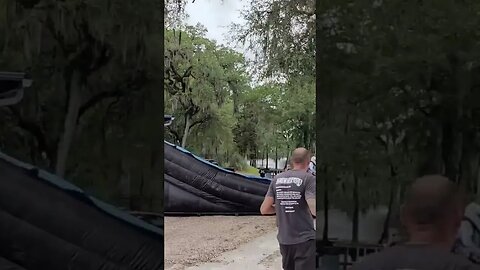 Motorcycle Jumping A Bar