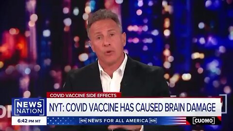 ⚠️ Chris Cuomo revealed he suffered a Covid-19 vaccine injury