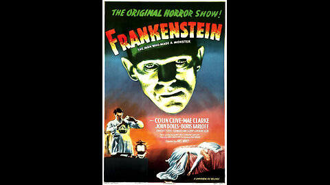 Frankenstein 1931 colorized (Colin Clive, Boris Karloff)