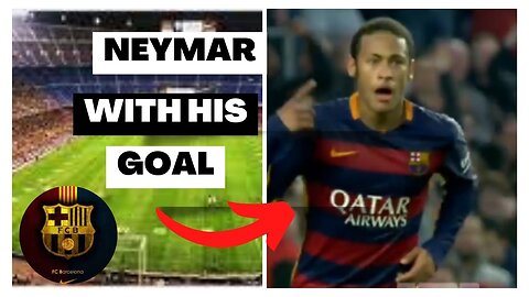 Neymar's anthological goal playing for Barcelona !!!