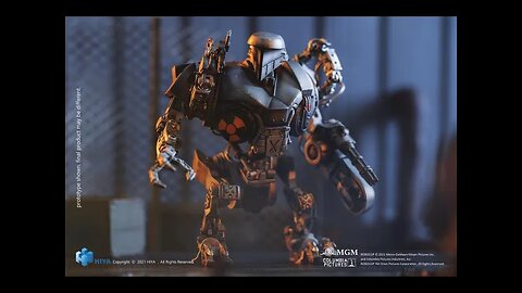 Robocop 2, (Robocain) da Hiya, 1:18 escala, 5 Polegada, unboxing.