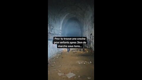 Child’s daycare hidden underground in France 🇫🇷