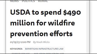 U.S. GOV ALLOCATES HALF A BILLION DOLLARS FOR WILDFIRE PREVENTION - TO START