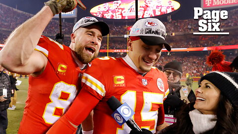 Patrick Mahomes calls Travis Kelce 'super intelligent' and praises wife Brittany