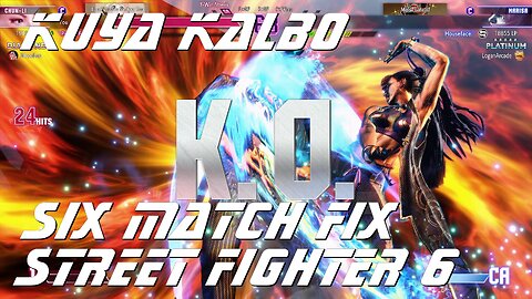 Kuya Kalbo Six Match Fix with Chun Li on Street Fighter 6 as Puyat 04-13-2024 Part 3