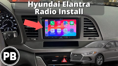 2017 - 2020 Hyundai Elantra Radio Install