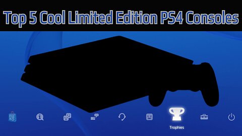 TOP 5 Limited PS4 Consoles #PS4 #limitedconsoles #sonyplaystation #ps4consoles