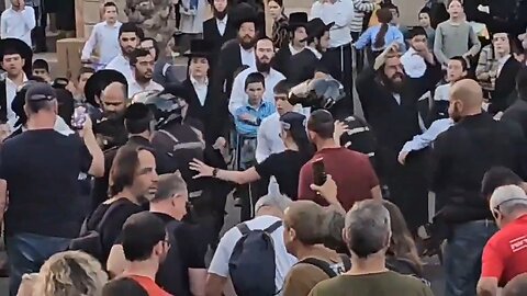 Riots in Israel with Orthodox jEEWs because They Don't Want to be Enlisted in Their Military