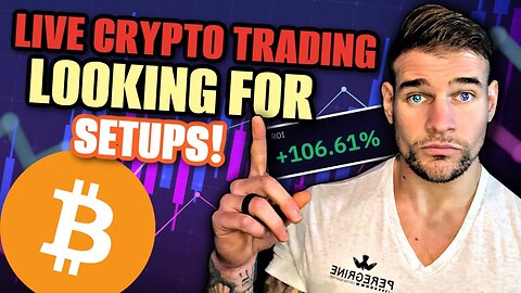 🔴 LIVE CRYPTO TRADING - IS BITCOIN ABOUT TO PUMP AGAIN? (Looking For $100,000 Trade Entries)