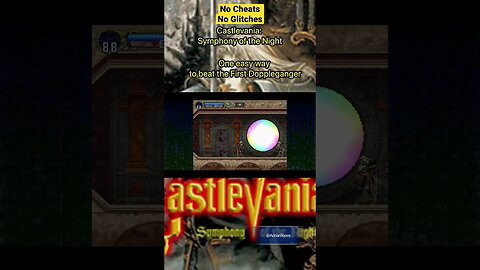 Castlevania: Symphony of the Night - One Easy Way to Beat the First Doppelgänger #adriantepes