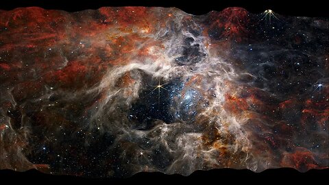 Tarantula Nebula James Webb Telescope 3D map #new #shortvideo #space