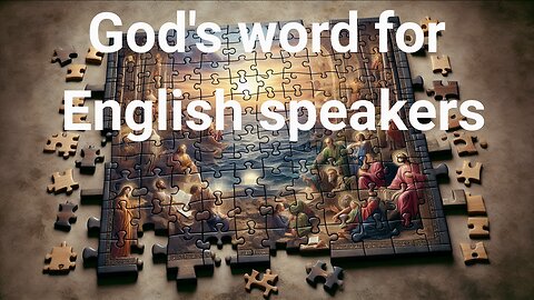 God's word for English speakers #Jesus #God