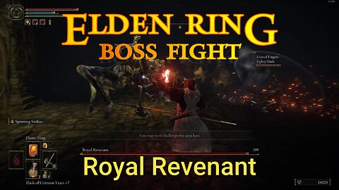 Elden Ring : Boss Fight - Royal Revenant (crazy eyes save the day)