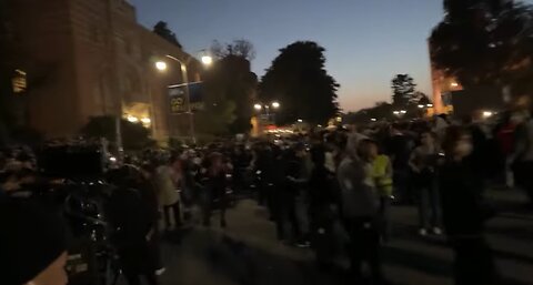 Pro Palestine Protest At UCLA LIVE