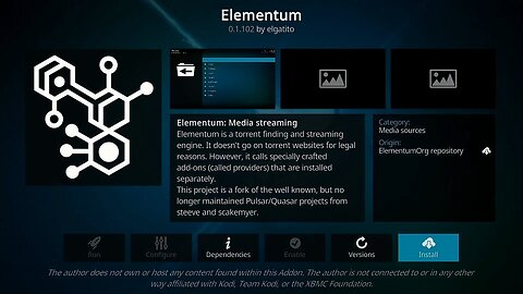 Elementum Kodi Addon Quick Install on BuzzTV X5 Android TV Box