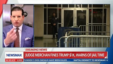 Judge Merchan fines Trump $1K, Warns of Jail Time