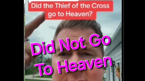 Did Not Go To Heaven