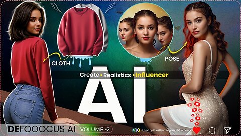 We Create Realistic AI Influencer 2024 | Ai Consistent Characters & Clothes Change AI | DeFooocus AI