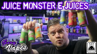 NEW Juice Monster Juices From Monster Vape Labs!
