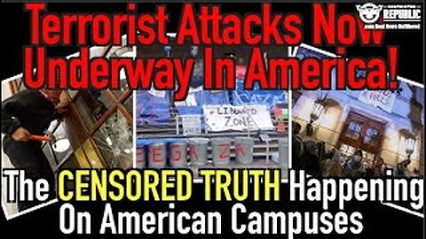 Literal Purge Now Underway! The Truth MSM Is Hiding About the Campus Invasion! It'll Blow Your Mind!
