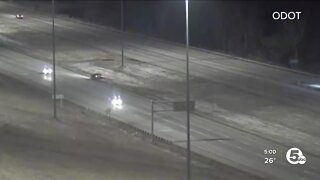 Dash cam shows wrong-way crash on I-480