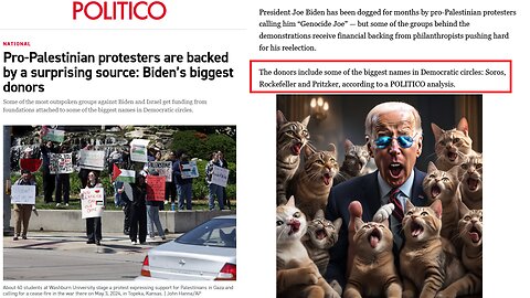 Cats That Got Brandon's Tongue: Biden's Silence on Pro-Hamas Terror Campus Protests Explained