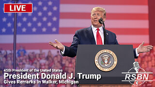 LIVE: President Trump Gives Remarks in Walker, Michigan - 9/27/24