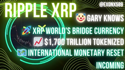 🚀 #XRP WORLD'S BRIDGE CURRENCY 📈 $1,700 TRILLION TOKENIZED 🗺️ INTERNATIONAL RESET INCOMING