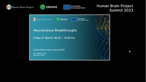 SynBio Neuroscience Breakthroughs - EBRAINS - The Human Brain Project Summit 2023