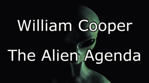 The Alien Agenda