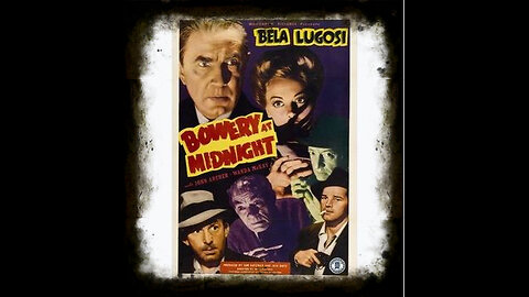 Bowery At Midnight 1942 | Classic Horror Movies | Vintage Full Movies | Bela Lugosi Movies