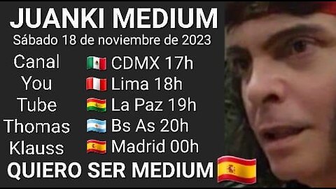 Quiero ser medium // Juanki medium 🇪🇸 @juankimedium (18-11-23)