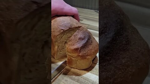 Slicing Bread ASMR - Fresh Milled Flour Sandwich Bread