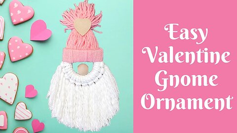How To Make A Gnome | Easy Gnome Ornament | DIY Gnome Decor | Easy DIY Gnome