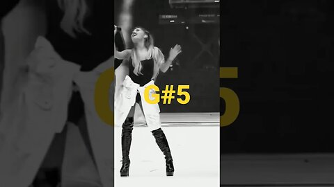 🟡 Ariana Grande • G#5 | #shorts #problem #arianagrande #highnotes #vocalrange #subscribe #ariana
