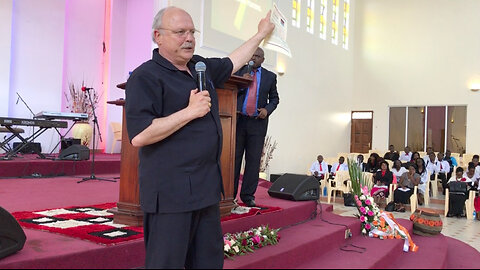Dr. Hansen at Liberty Christian Centre, Nairobi, Kenya with Bishop Dr. Kepha N. Omae, 5/14/17 Part 3